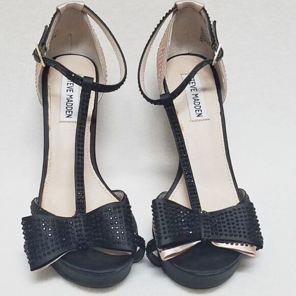 STEVE Madden Holly T-Strap Platform Stiletto Heels - Picture 2 of 15